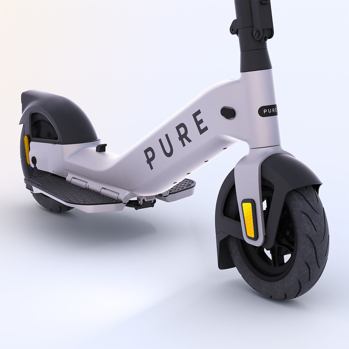 Pure Advance+ 2023 Patinete Eléctrico - La mejor posición de conducción Más estabilidad. Un 70 % más delgado. Alcance de 50 km.