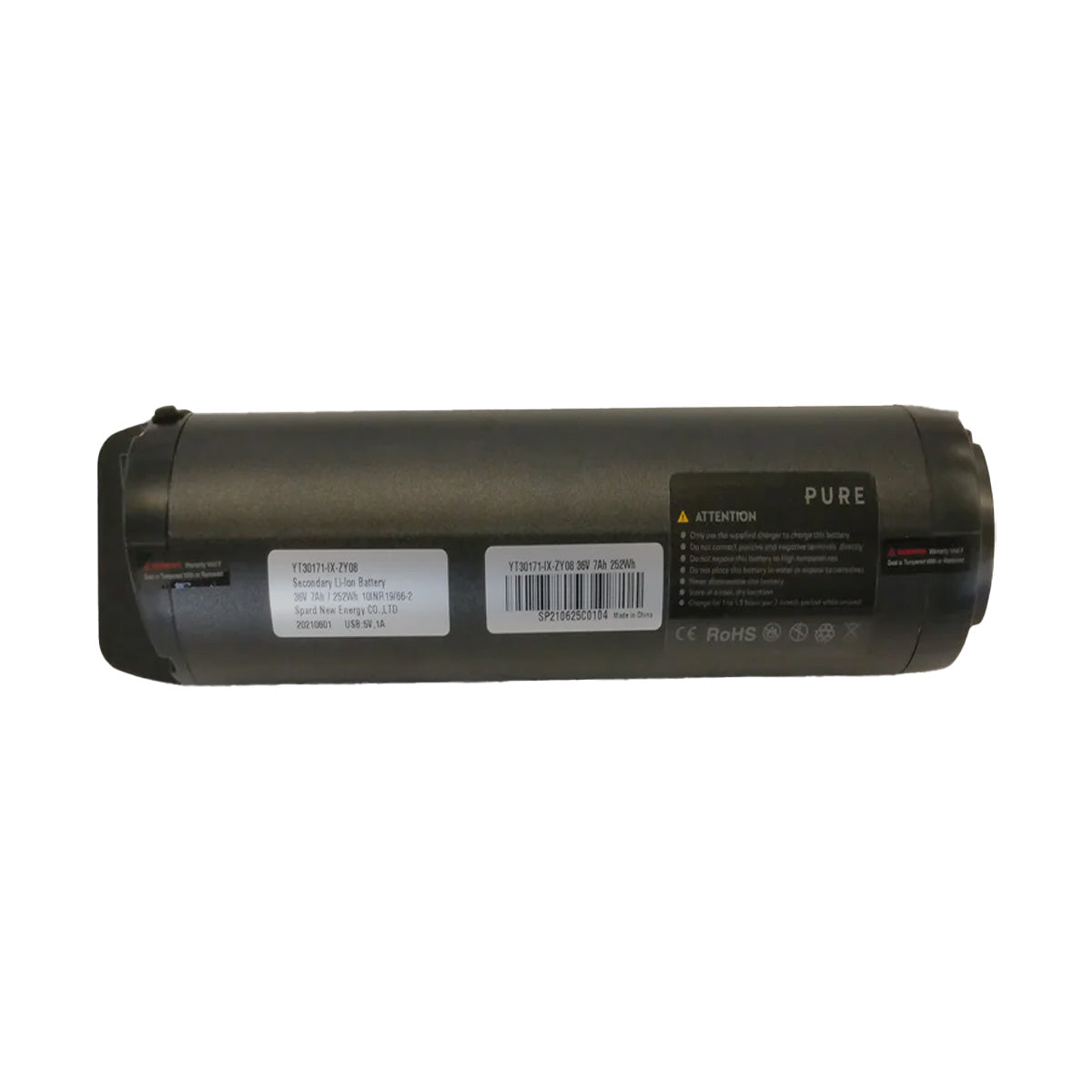 Pure Flux One Electric Bike Battery - Reverse